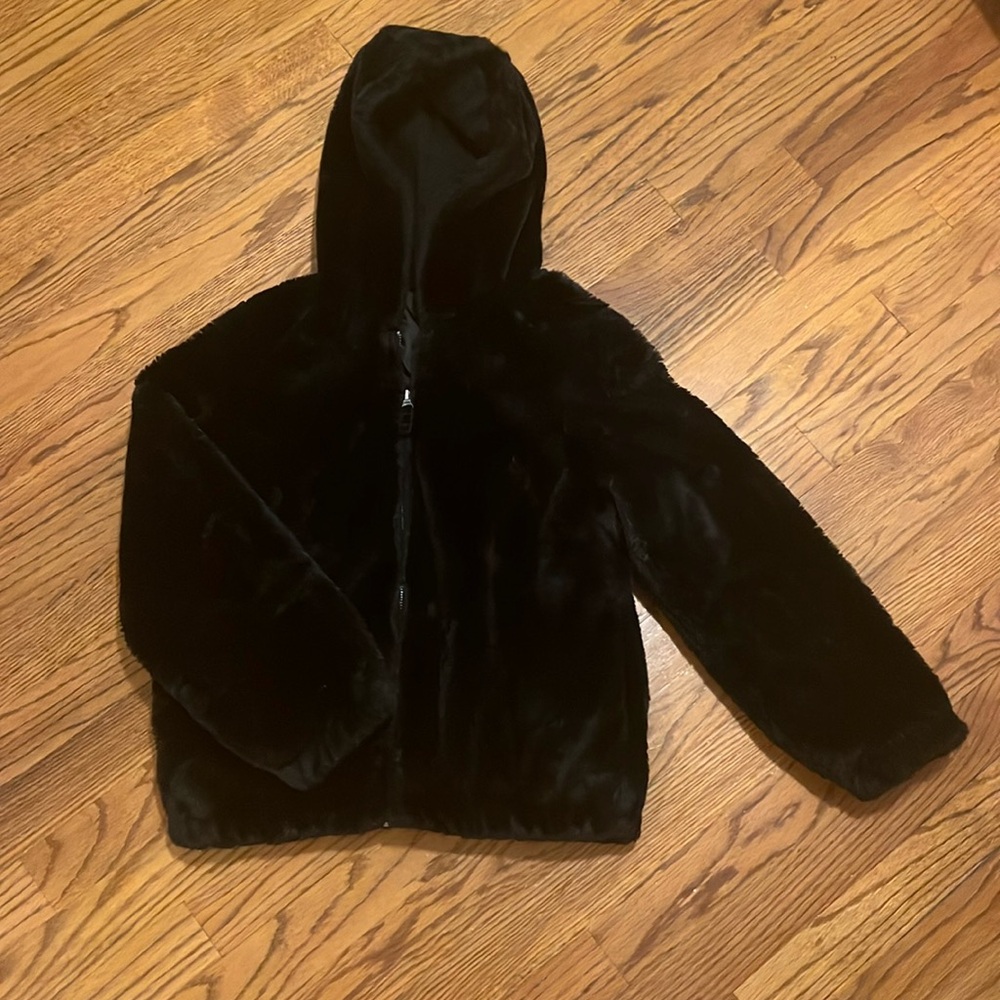 Cat & Jack girls L Faux fur Coat